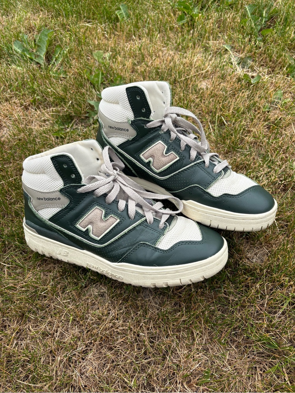 New Balance 650 Aime Leon Dore Sneakers in Dark Green and Cream Mens size 8
